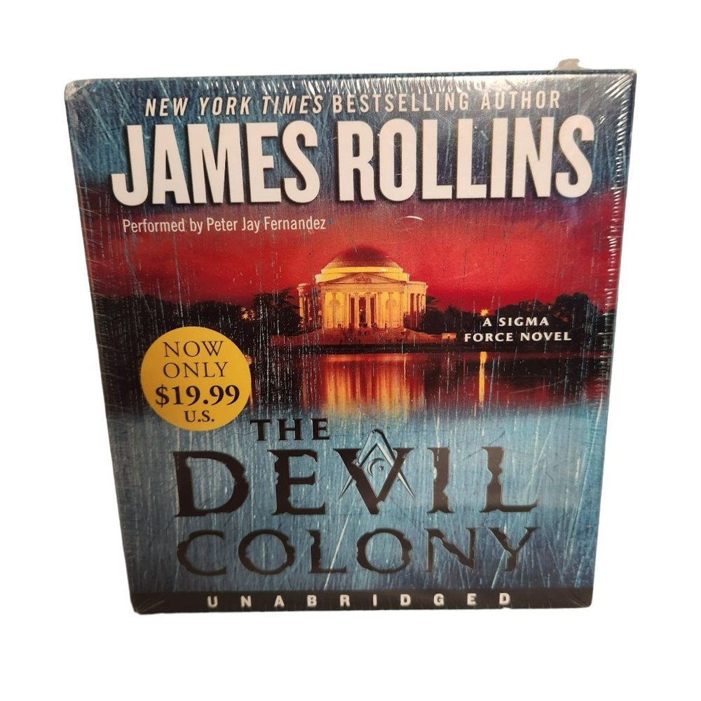 The Devil Colony Audio Book CD A SIGMA Force Novel by James Rollins: NEW SEALED